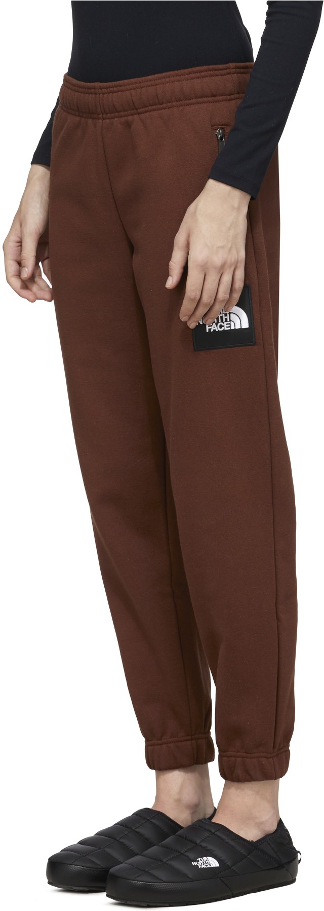 The North Face: Brown Heavyweight Box Fleece Sweatpants - 2