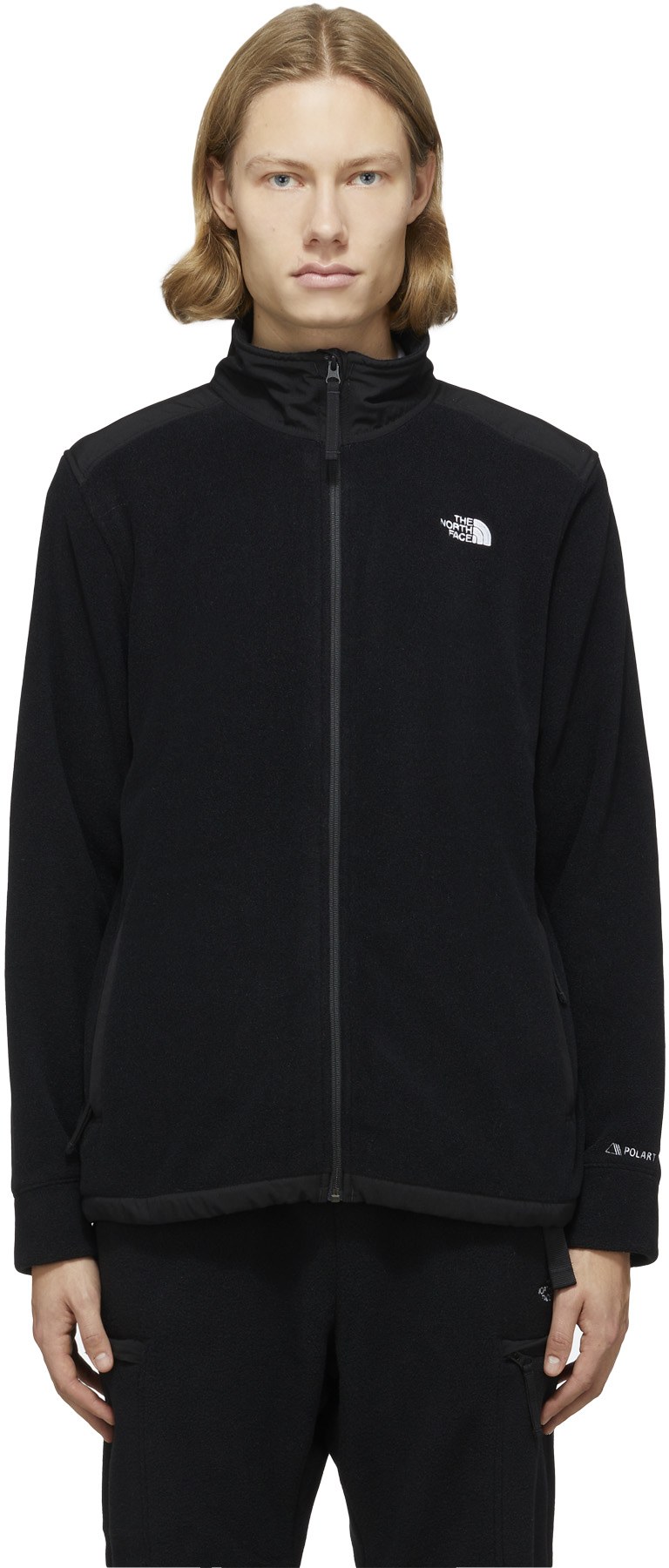 The North Face: Black Alpine Polartec® 200 Full Zip Jacket - 1