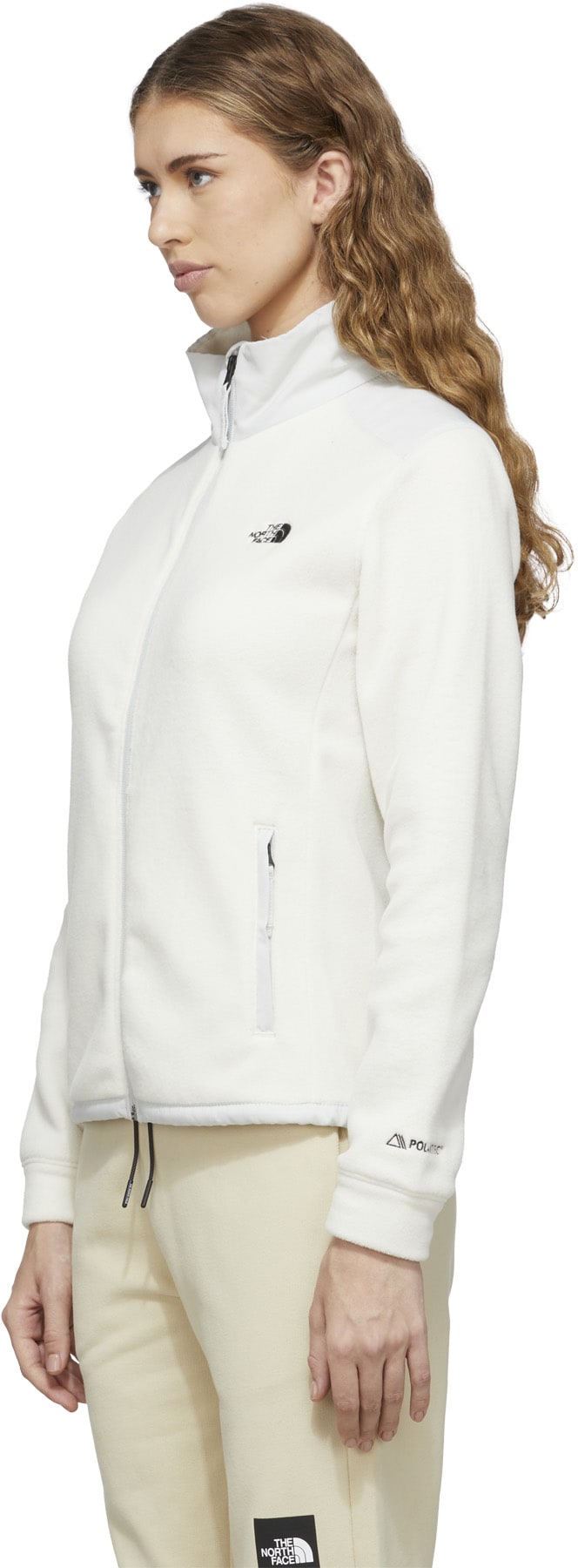 The North Face: White Alpine Polartec® 200 Full Zip Jacket - 2