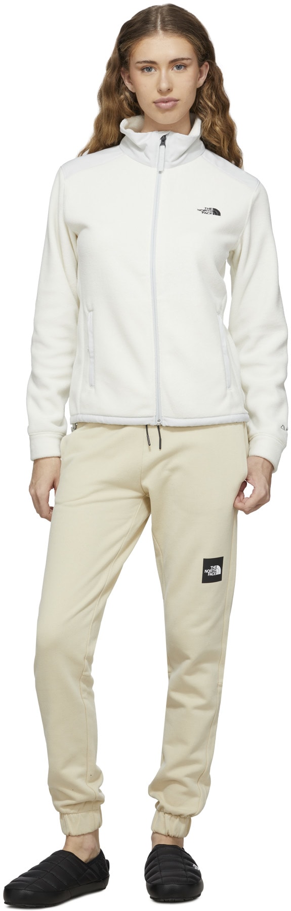 The North Face: White Alpine Polartec® 200 Full Zip Jacket - 4