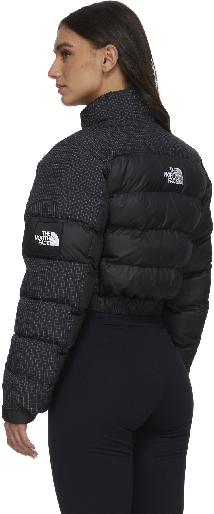 The North Face: Black Rusta Puffer Jacket - 3