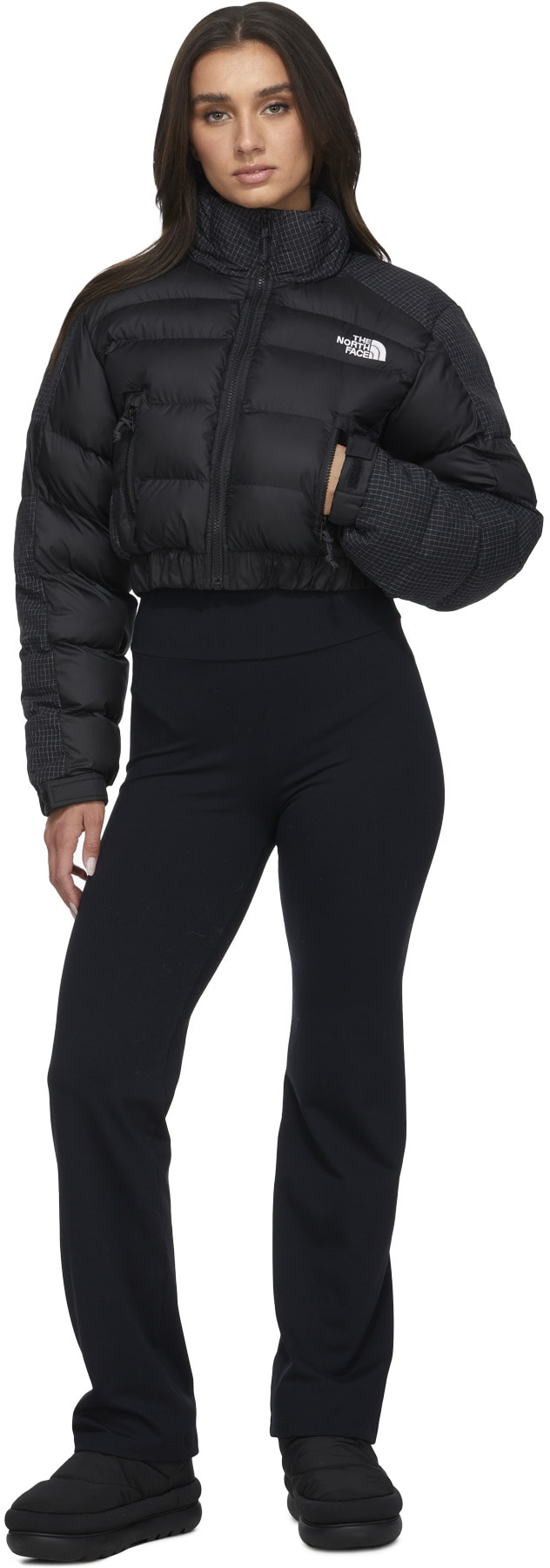 The North Face: Black Rusta Puffer Jacket - 4