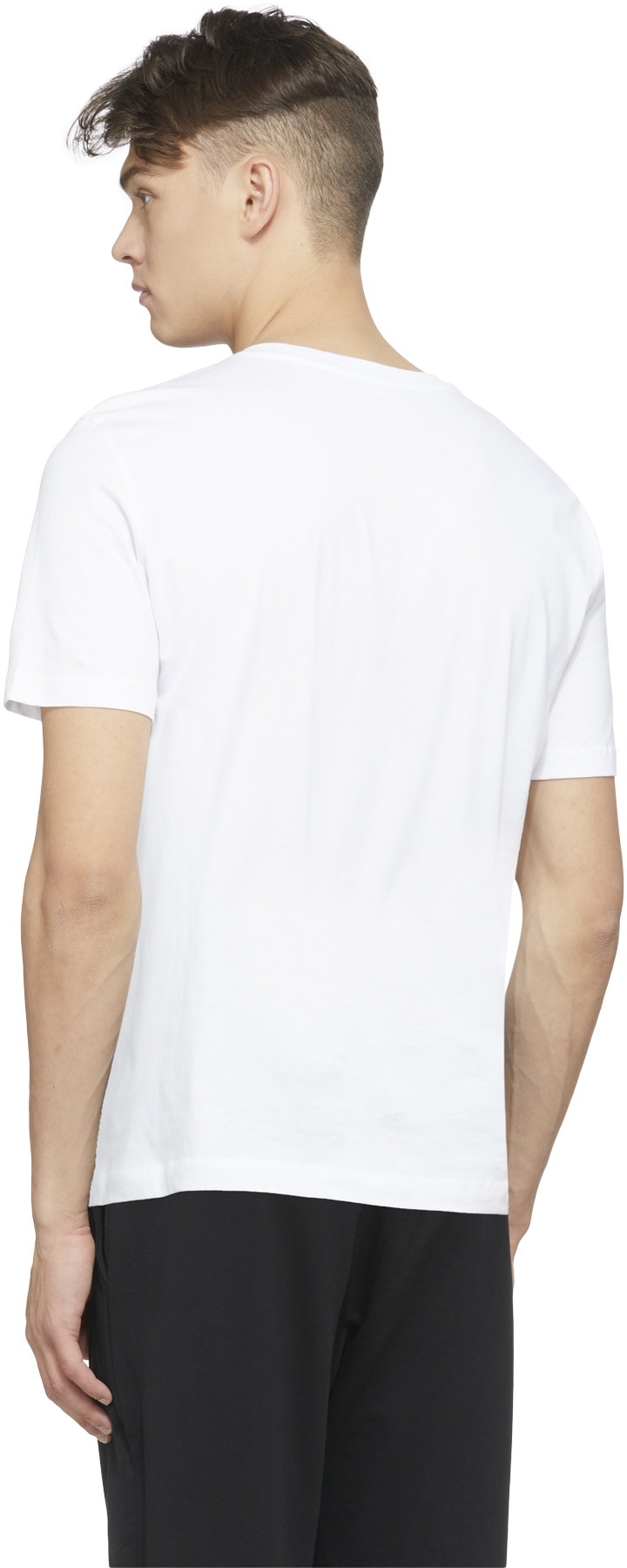 C'N'C CoSTUME NATIONAL: White Logo T-Shirt - 3