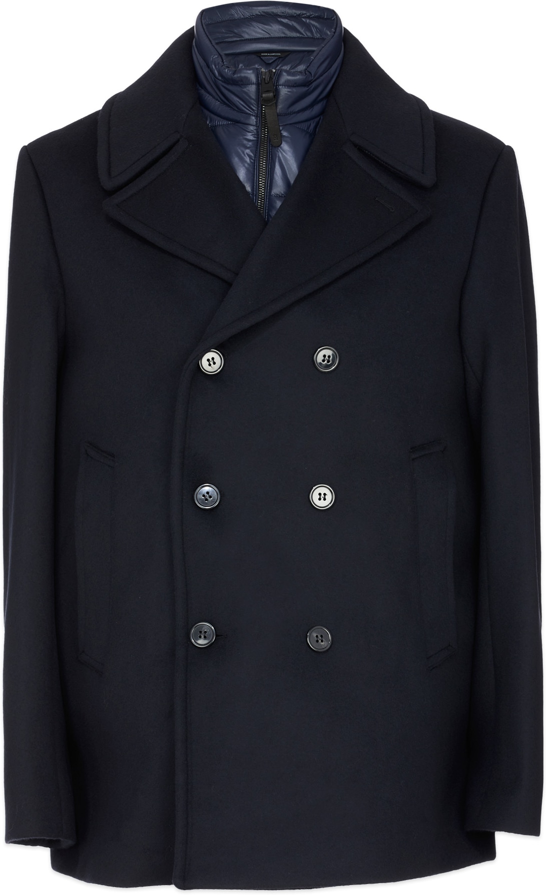Mackage: Blue Noah Wool Peacoat - 1