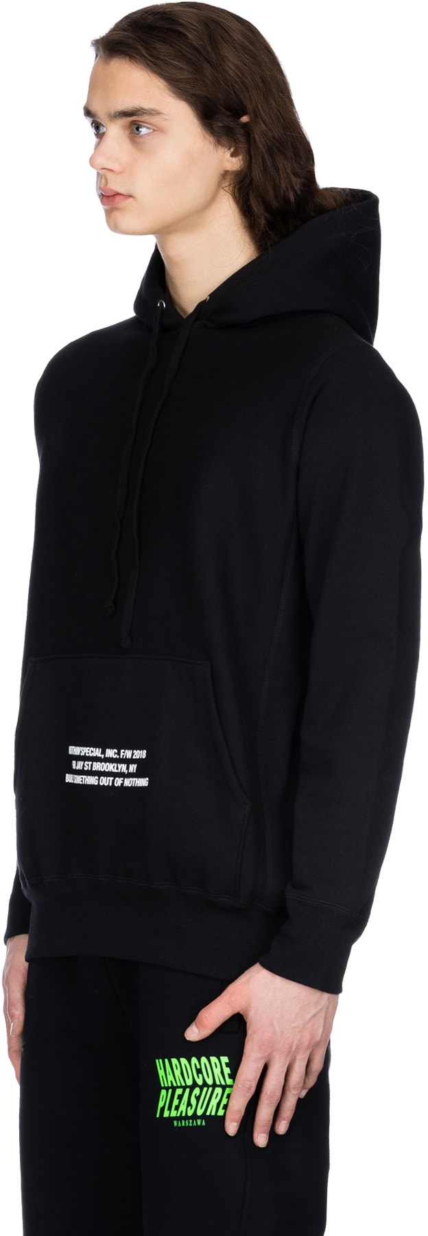 Nothin' Special: Black Holo Loop Hoodie - 2