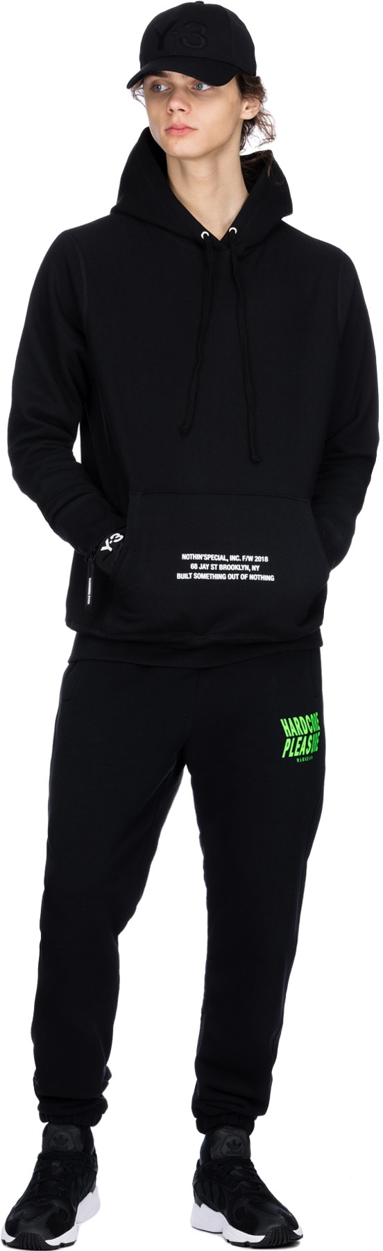 Nothin' Special: Black Holo Loop Hoodie - 4