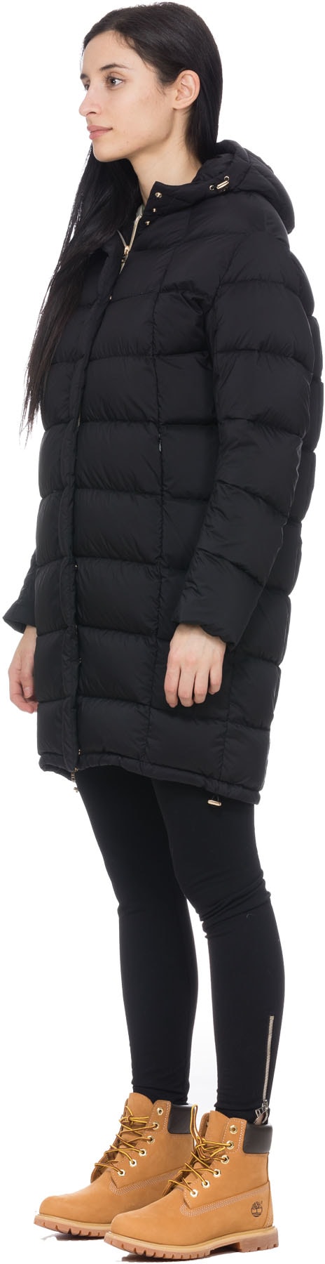 Herno: Black Matte Nylon Circular Parka - 2