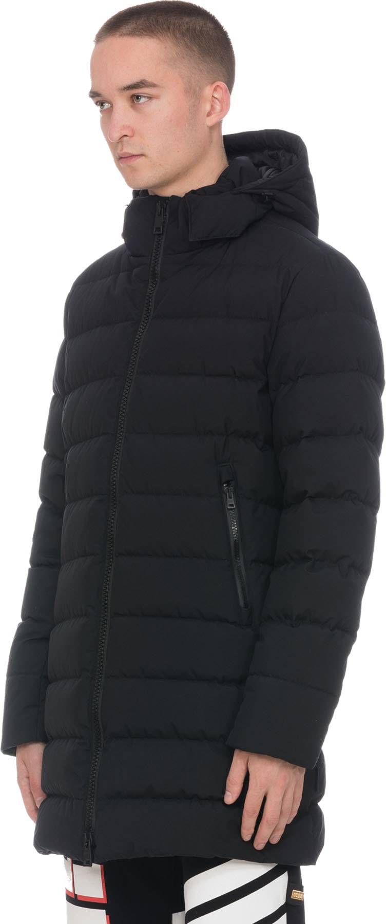 Herno: Noir Parka Lourd avec Capuche Amovible Noir - 2