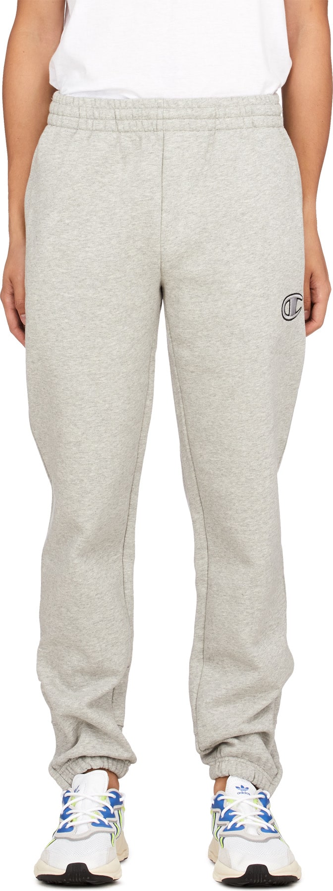 Champion: Grey Super Fleece 2.0 Sweatpants - 1