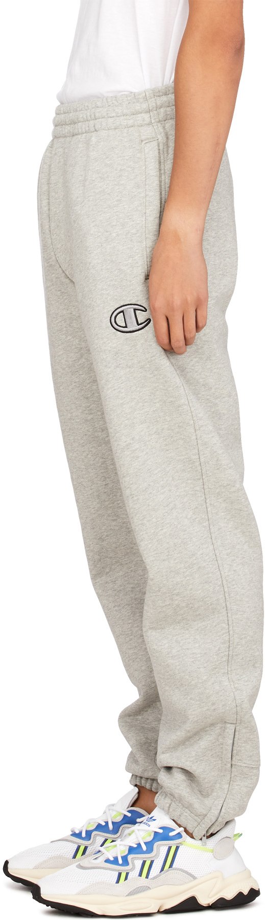 Champion: Grey Super Fleece 2.0 Sweatpants - 2