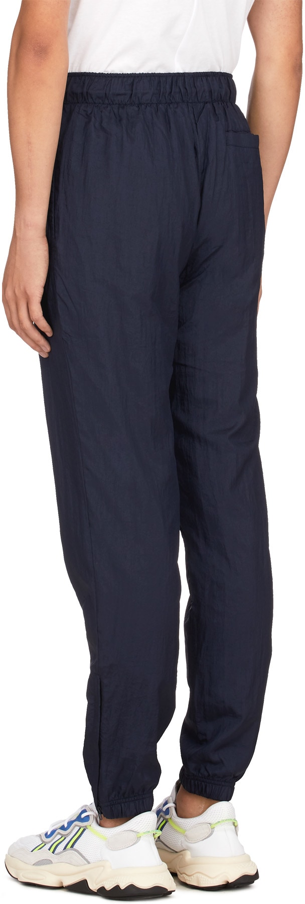 Champion: Blue Nylon Warm Up Pants - 3