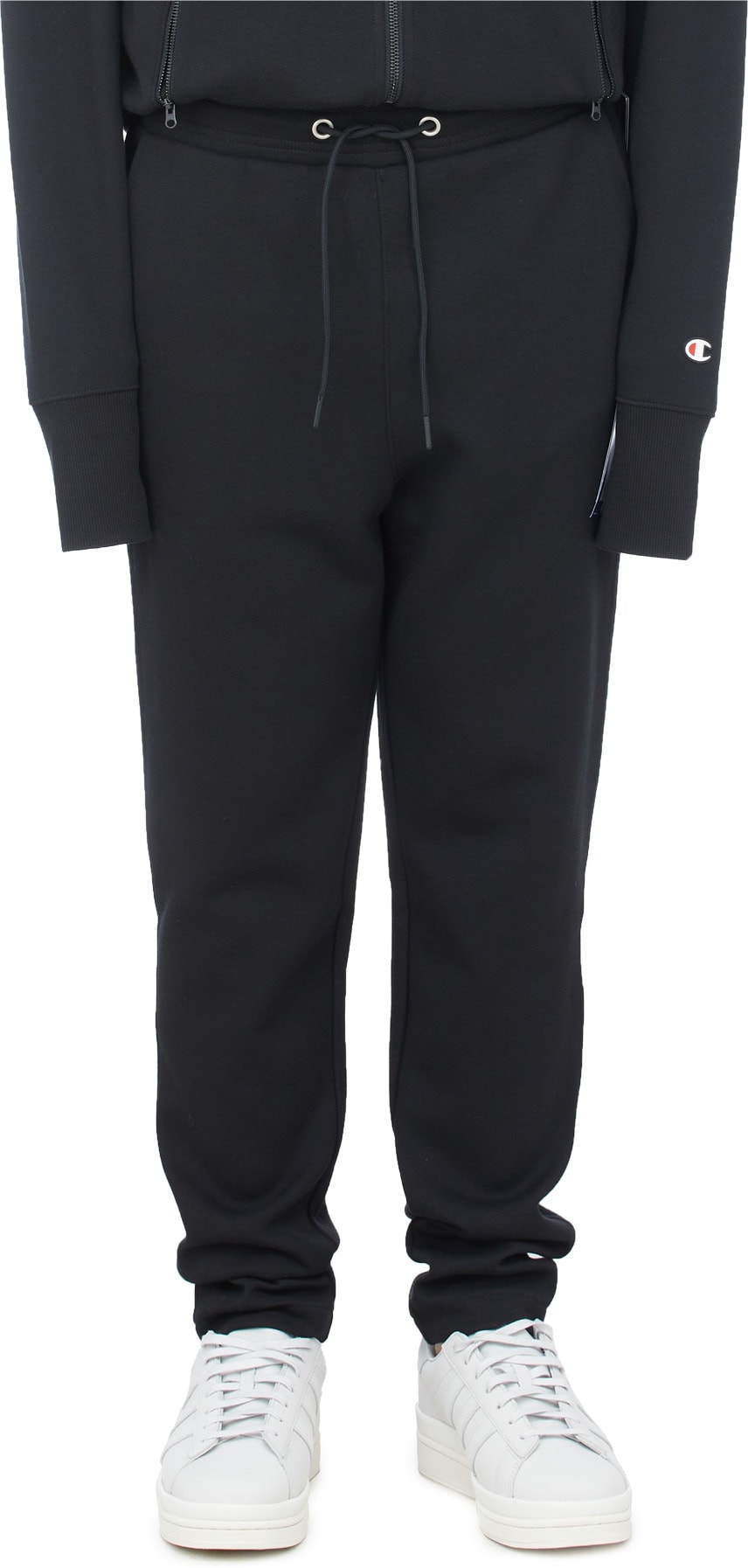 Champion: Black Tech Weave Pants - 1