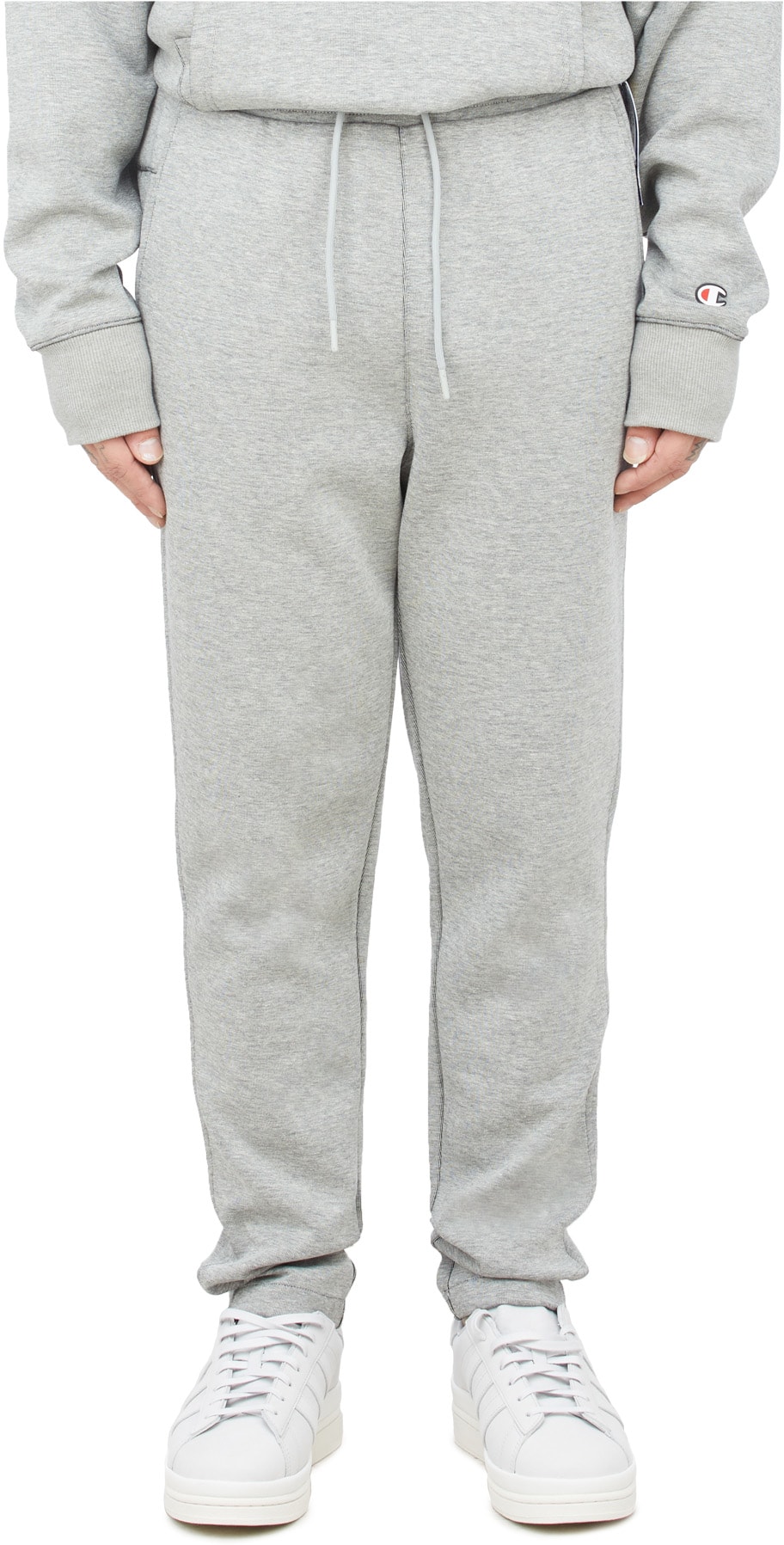 Champion: Grey Tech Weave Pants - 1