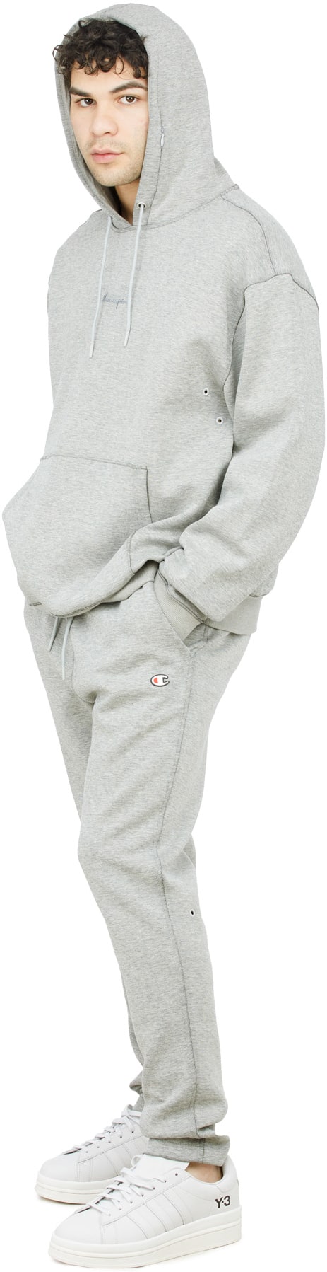 Champion: Grey Tech Weave Pants - 4