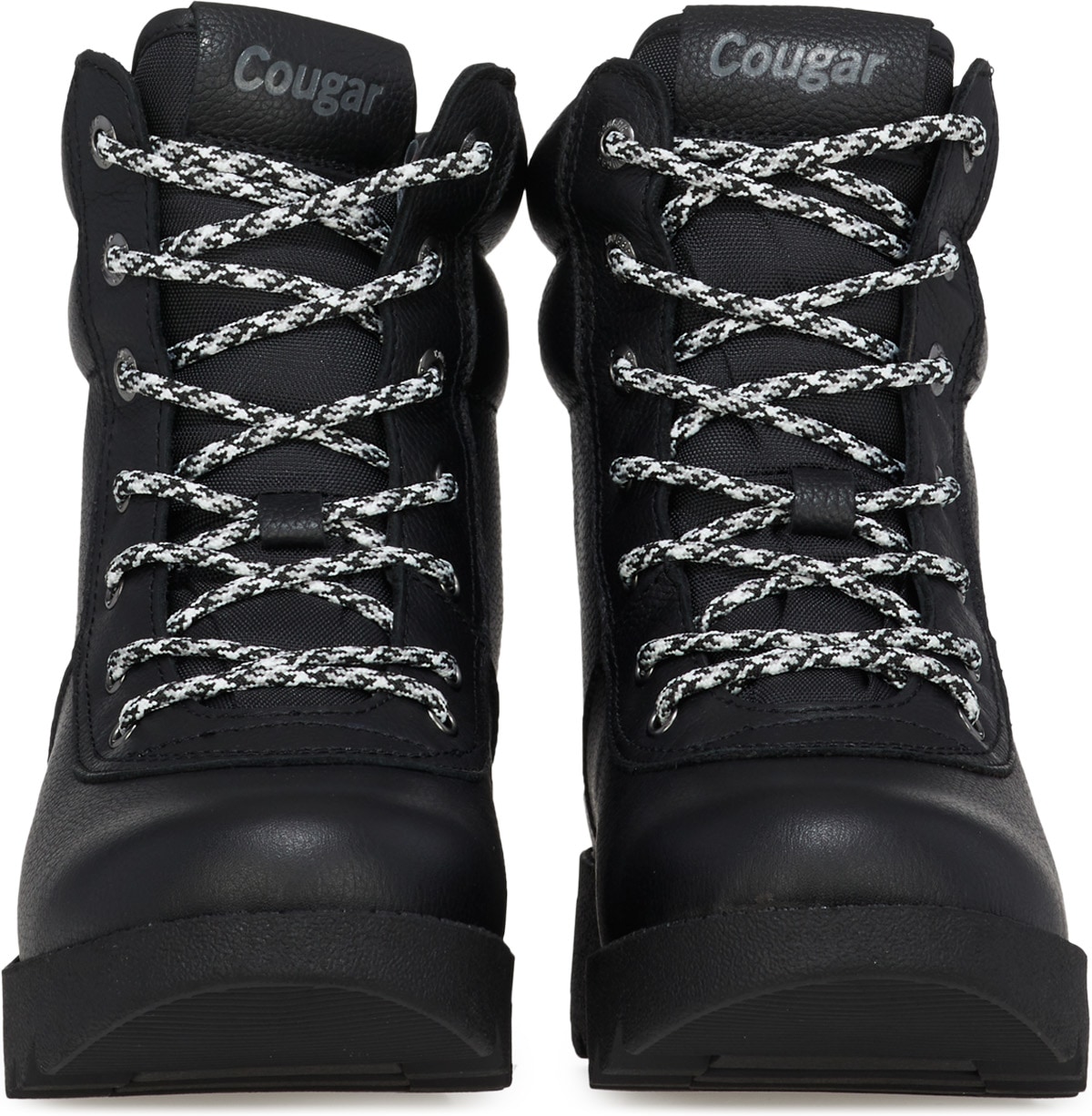 Cougar: Noir  Bottes d'hiver en cuir Pax Noir - 3