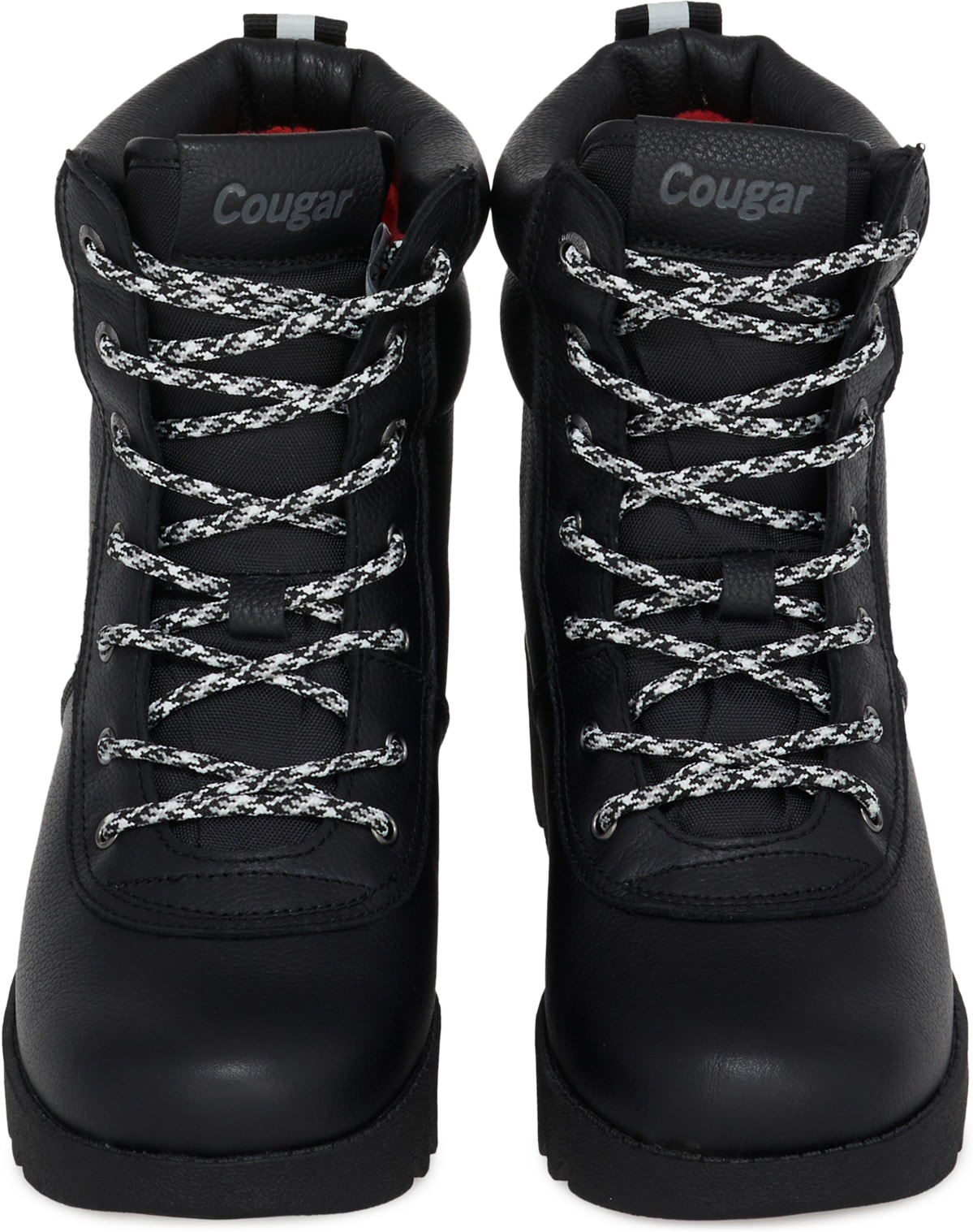 Cougar: Noir  Bottes d'hiver en cuir Pax Noir - 4