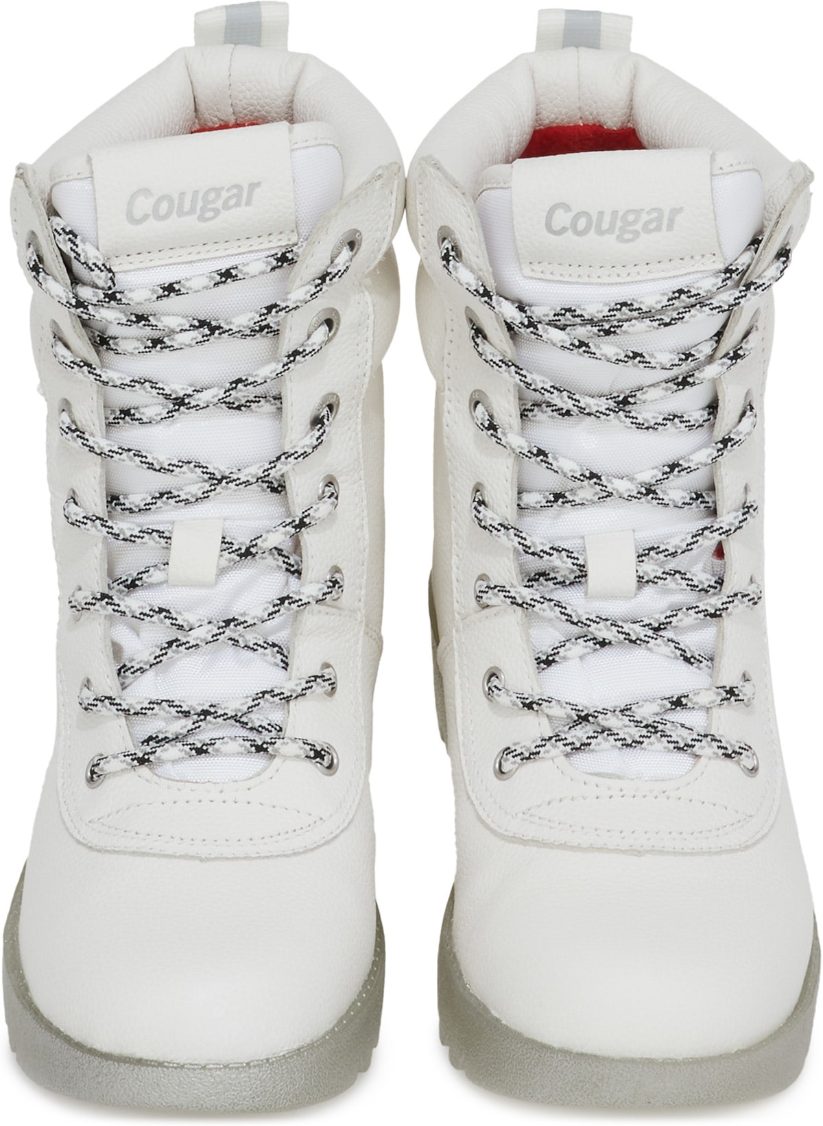 Cougar: Blanc  Bottes d'hiver en cuir Pax Blanc - 4