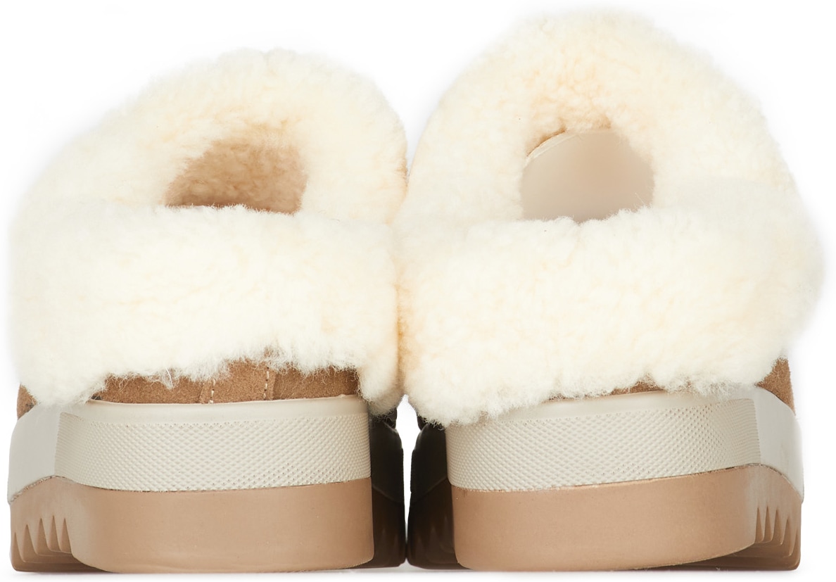 Cougar: Brown Petra Shearling Mule - 5