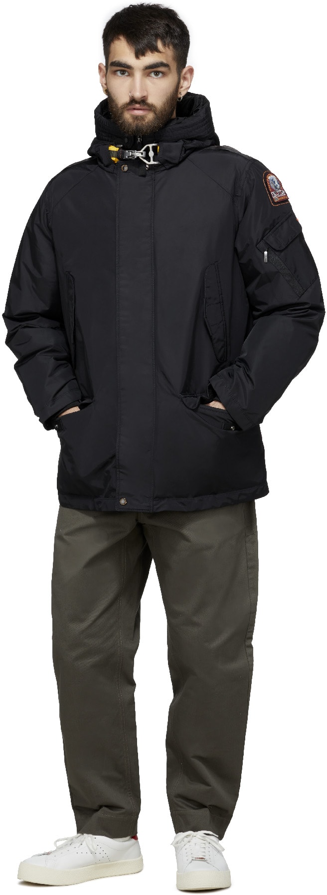 Parajumpers: Noir Manteau Right Hand Core Noir - 4