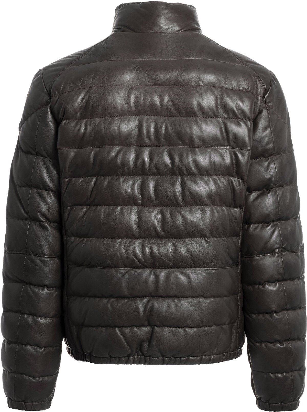 Parajumpers: Gris Veste en cuir Ernie Gris - 3