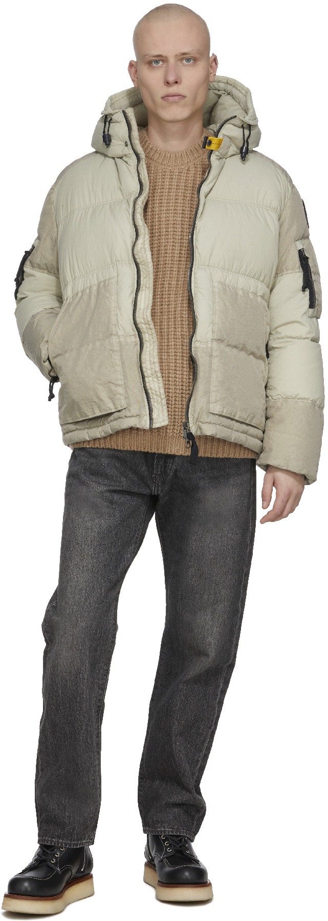 Parajumpers: Gris Doudoune Tomcat Gris - 4