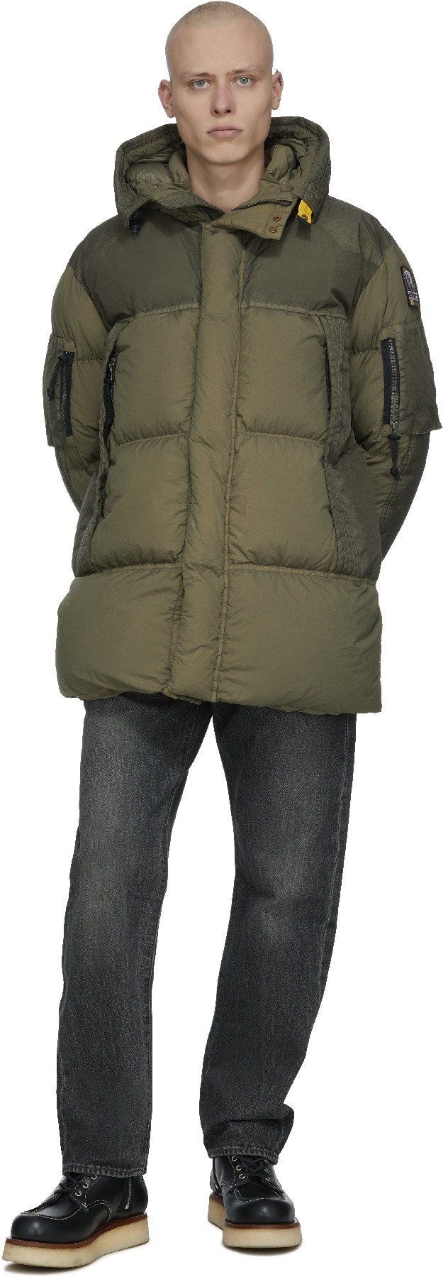 Parajumpers: Green Combat Puffer Jacket - 4