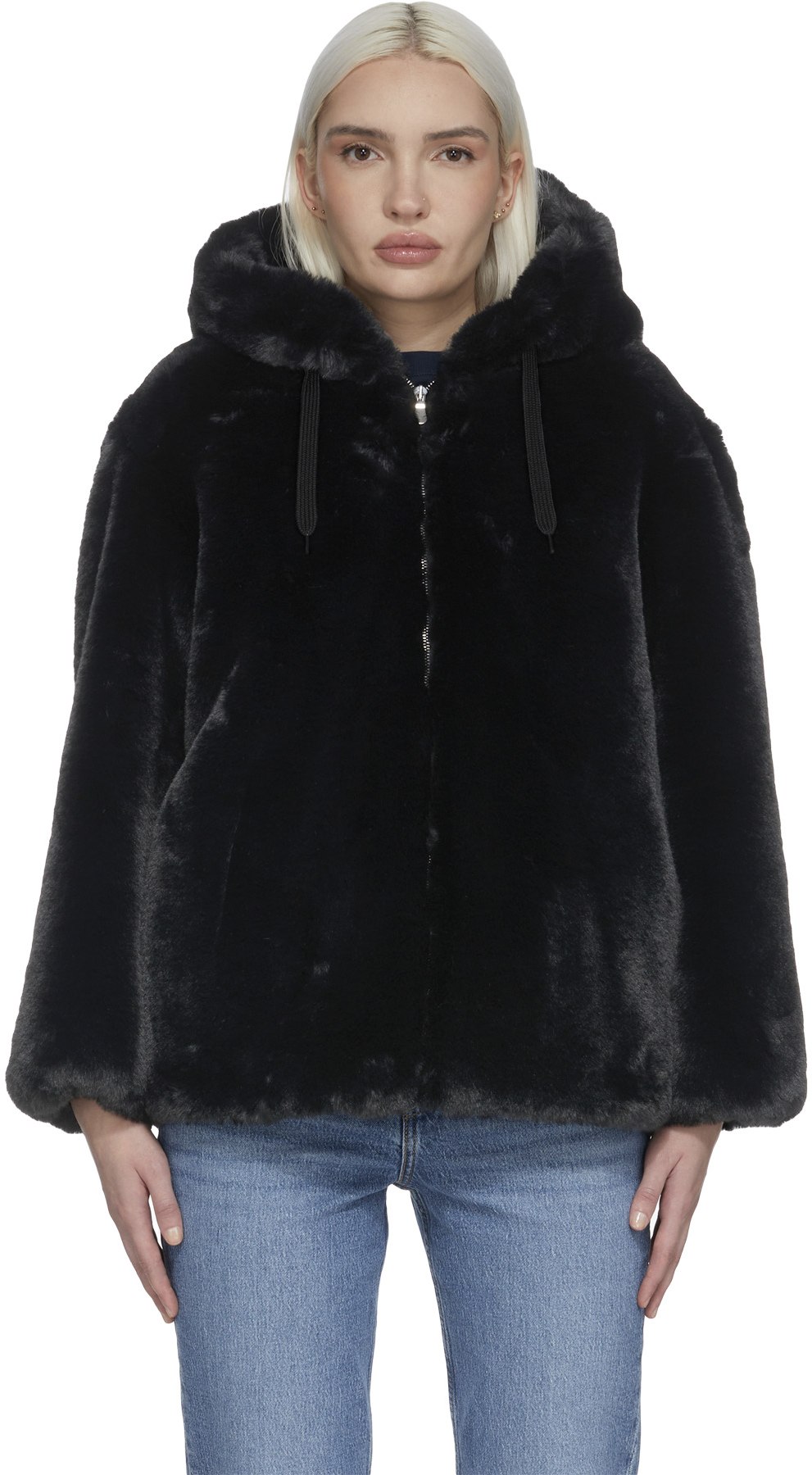 A.P.C.: Black Éléonore Coat - 1