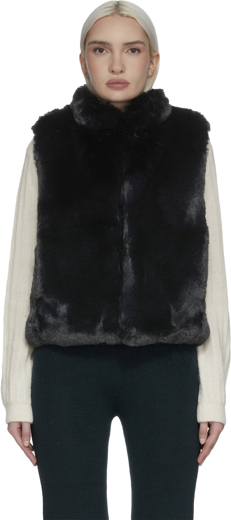 A.P.C.: Black Judy Vest - 1