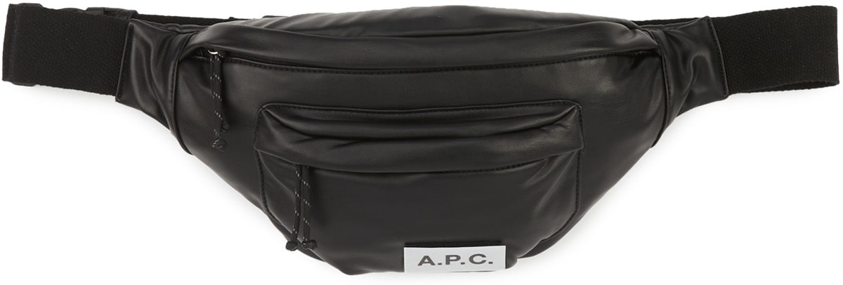 A.P.C.: Black Protection Bumbag - 1