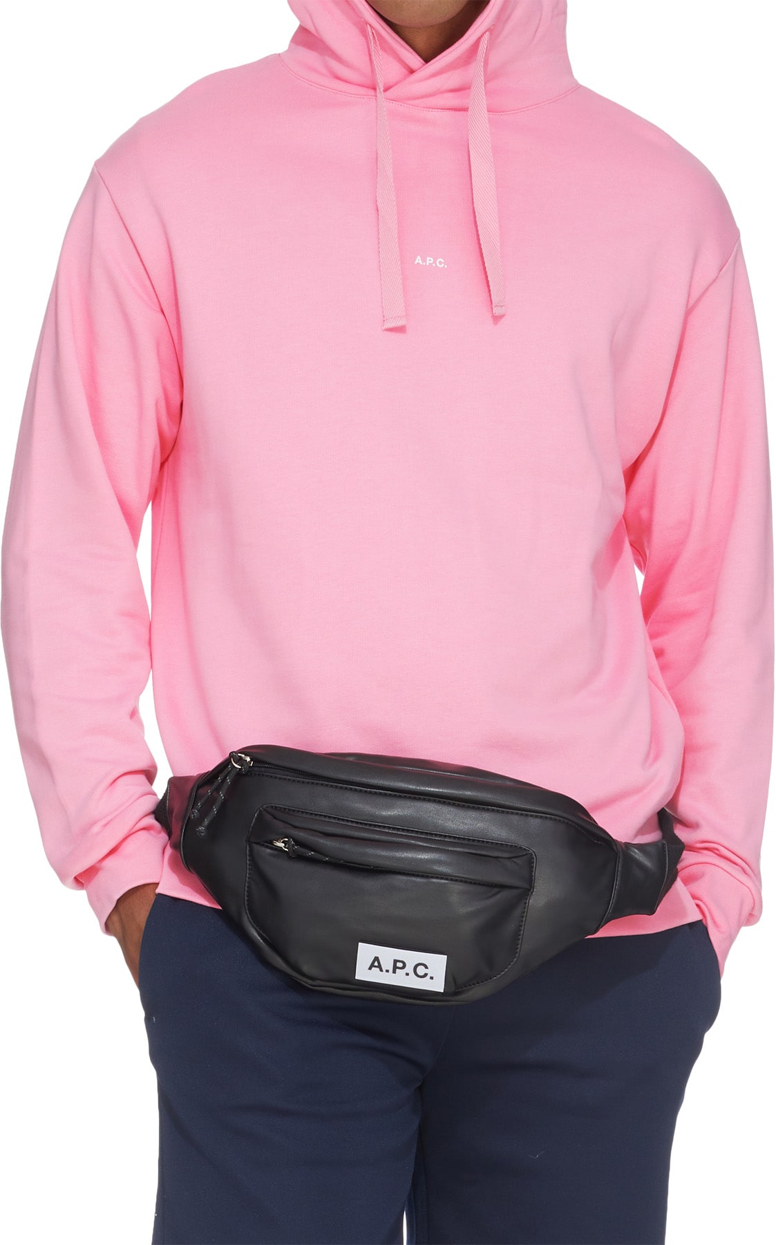 A.P.C.: Noir Sac-ceinture Protection Noir - 3