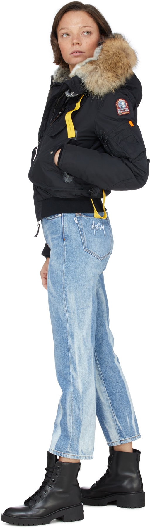 Parajumpers: Noir Blouson d'aviateur Gobi Noir - 5