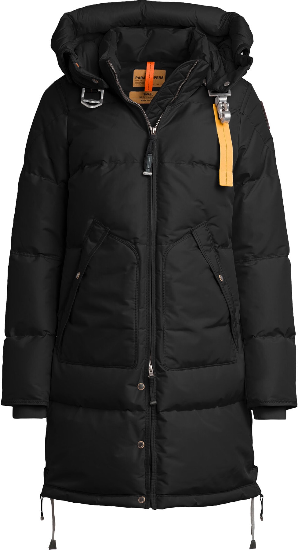 Parajumpers: Noir Parka Long Bear Encapuchonnée Noir - 1