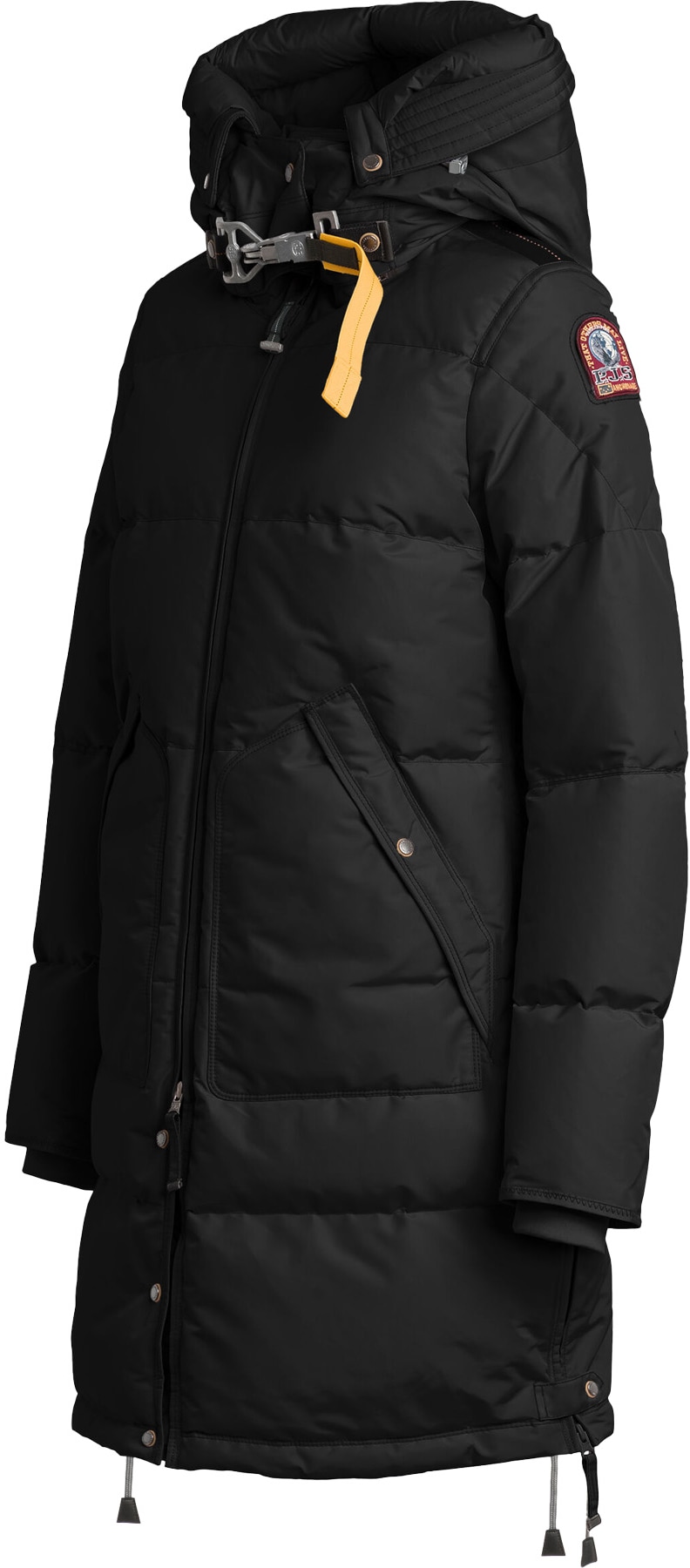 Parajumpers: Noir Parka Long Bear Encapuchonnée Noir - 2