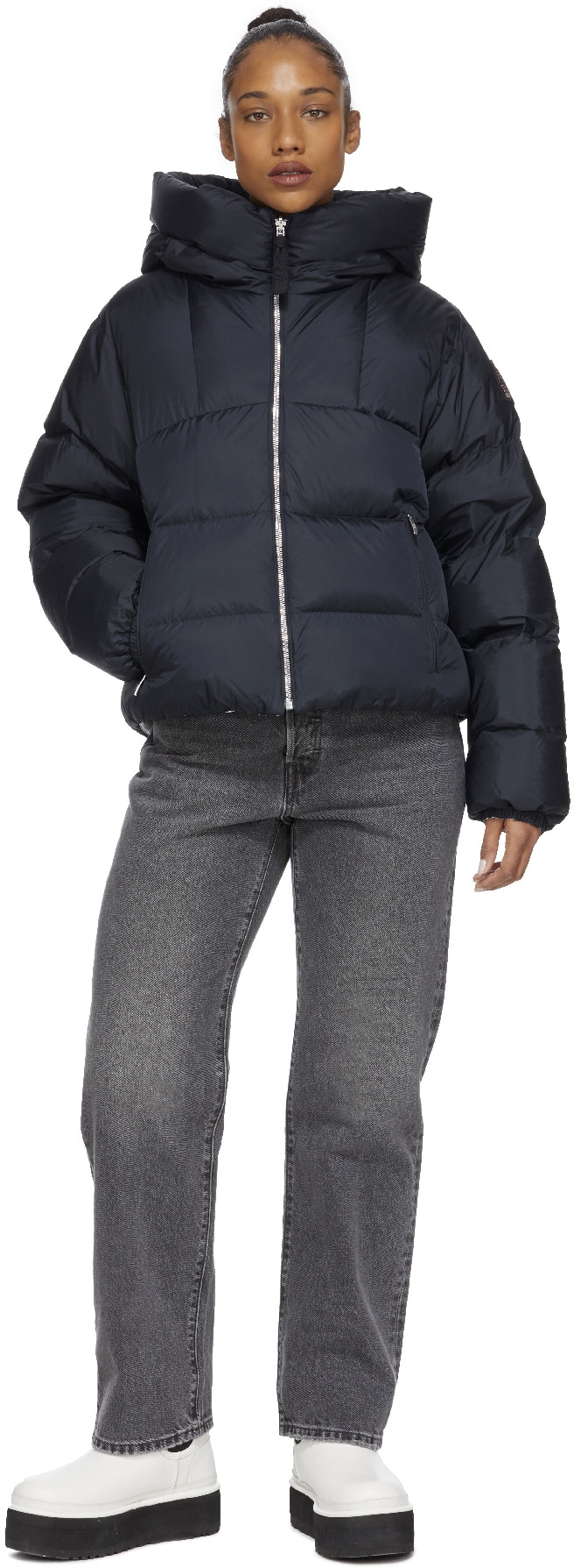 Parajumpers: Gris Blouson Aviateur Cynthia Reverso Gris - 4