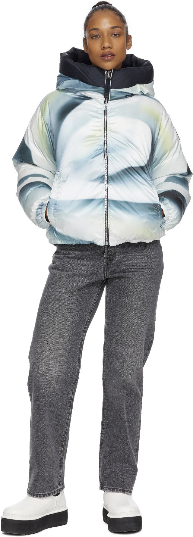 Parajumpers: Gris Blouson Aviateur Cynthia Reverso Gris - 5