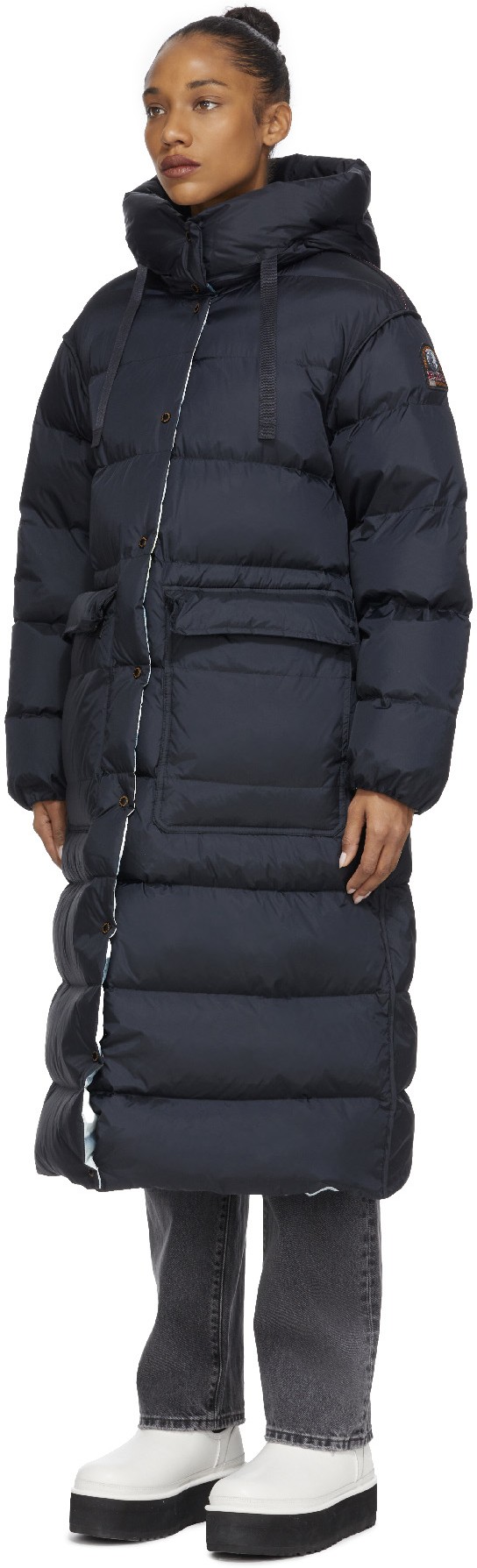 Parajumpers: Grey Deborah Reverso Puffer Jacket - 2