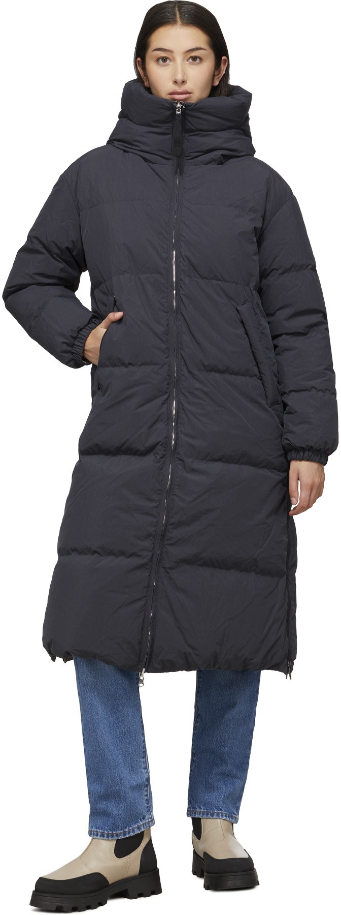 Parajumpers: Gris Manteau Sleeping Bag Réversible Gris - 4