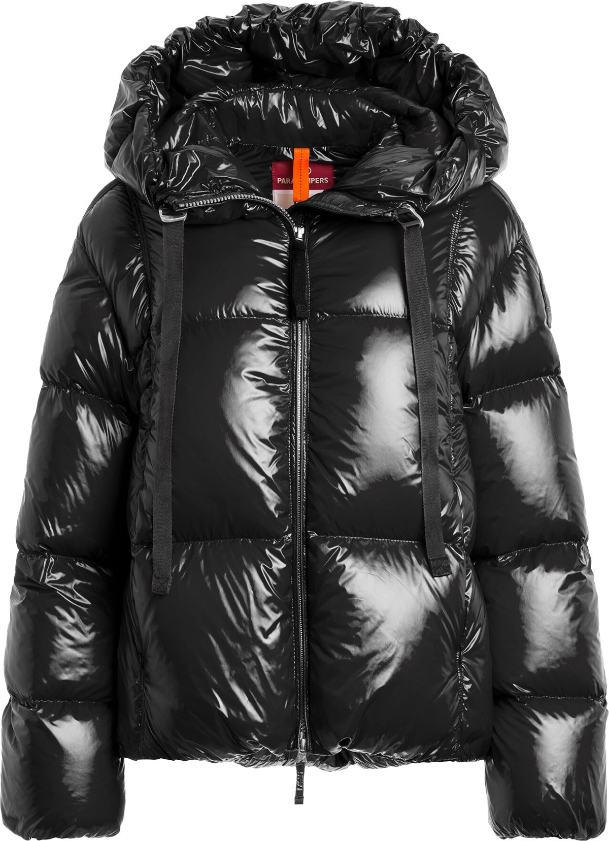 Parajumpers: Black Water Flower Puffer Jacket - 1