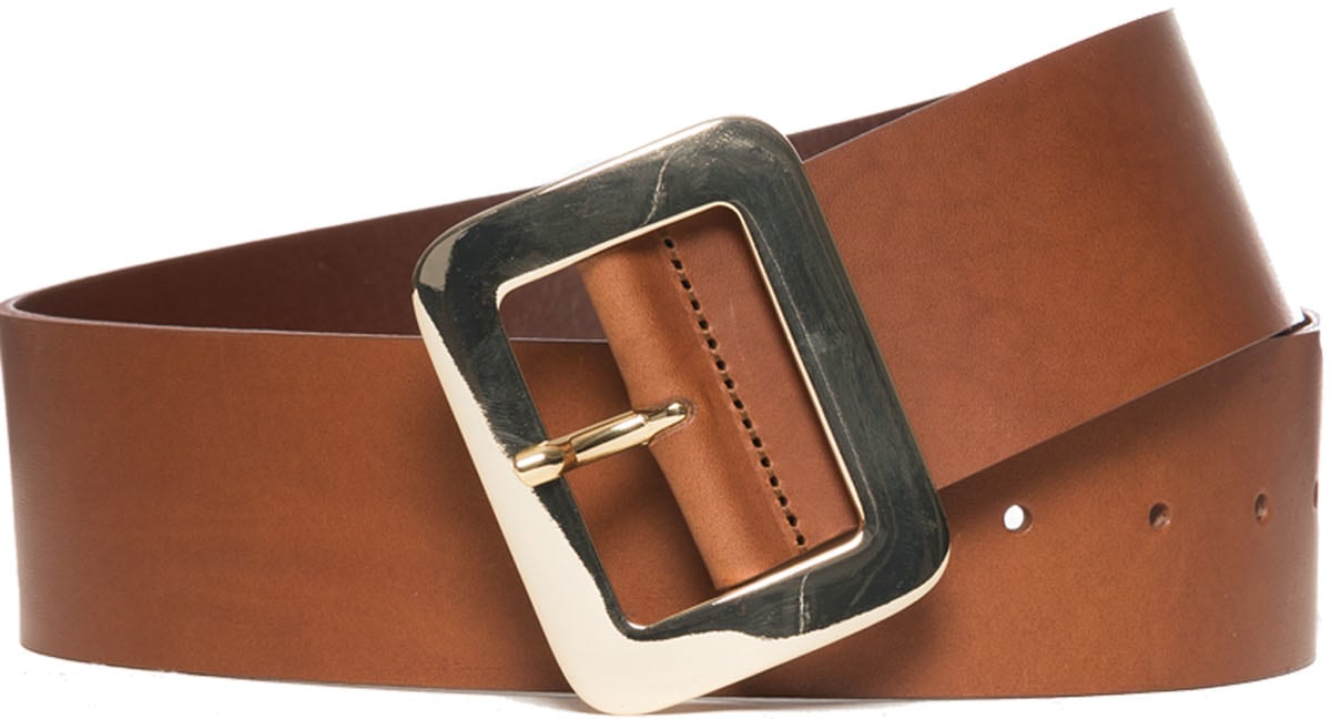 A.P.C.: Brun Ceinture Flora Brun - 1