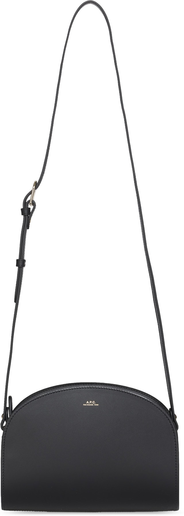 A.P.C.: Noir Sac Demi-Lune Noir - 1