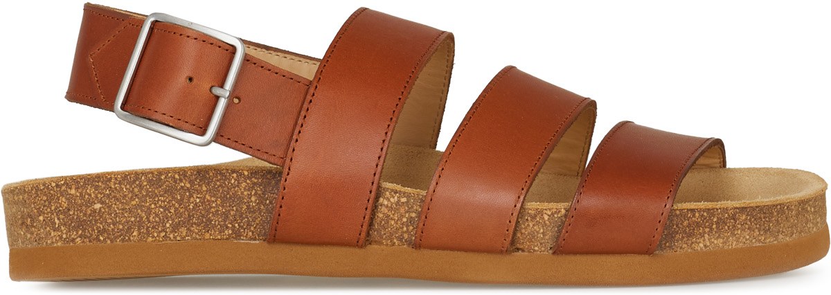 A.P.C.: Brown Raphaelle Sandal - 1