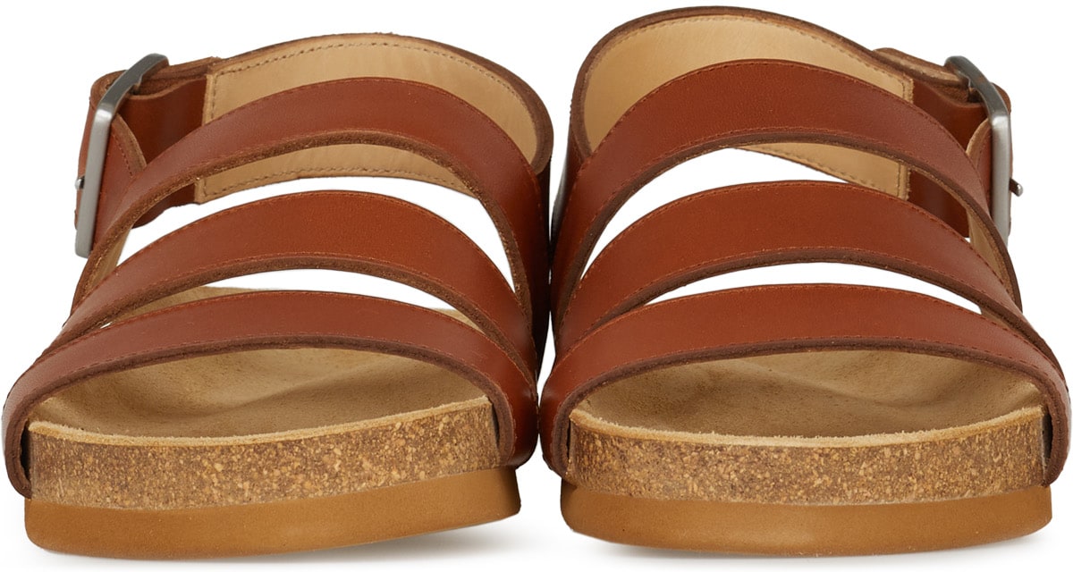 A.P.C.: Brown Raphaelle Sandal - 3