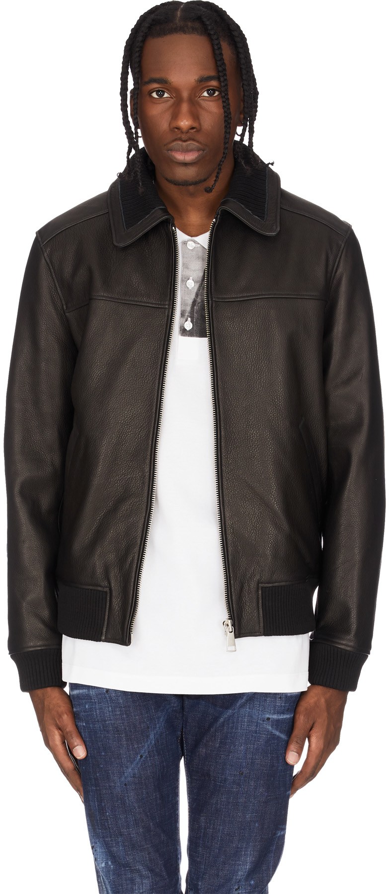 A.P.C.: Black Mike Jacket - 1