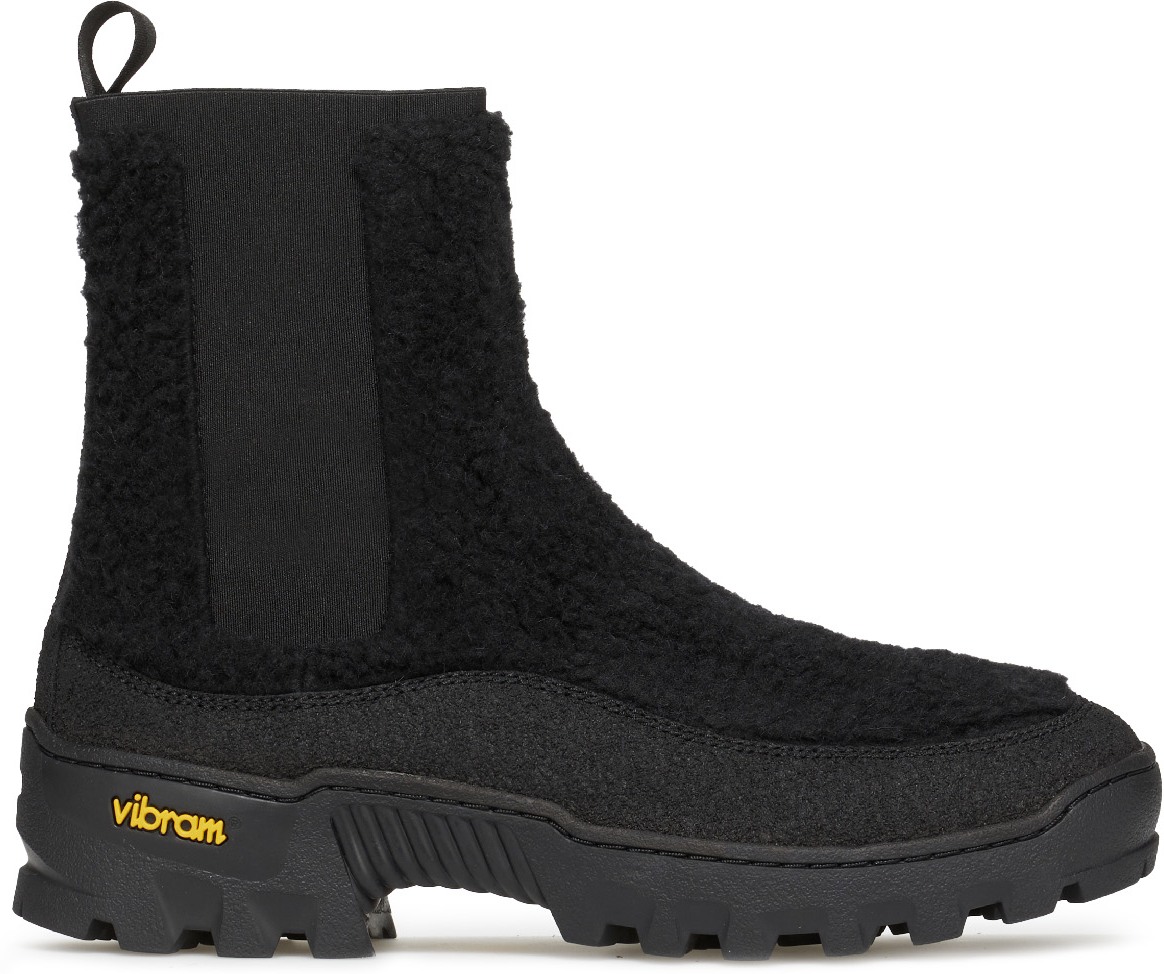 A.P.C.: Noir Bottes Chelsea Sacha Noir - 1