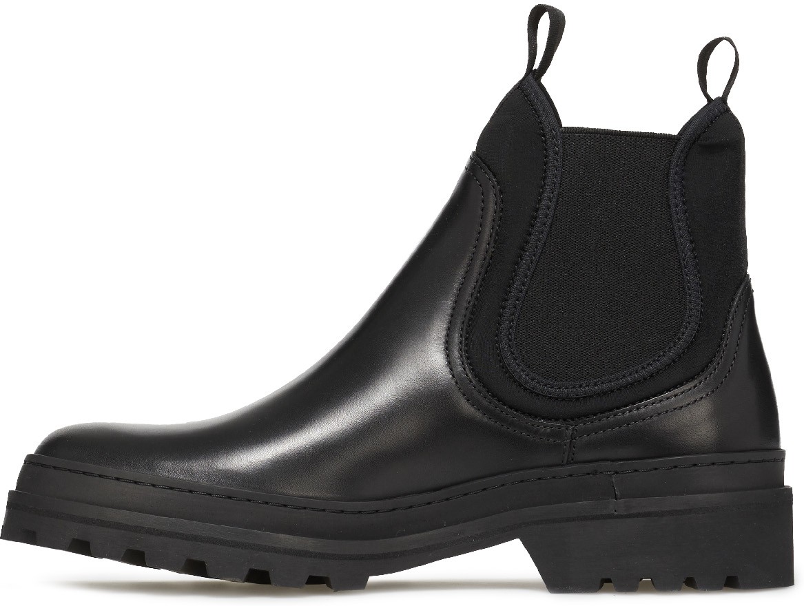 A.P.C.: Noir Bottes Chelsea Adrien Noir - 2