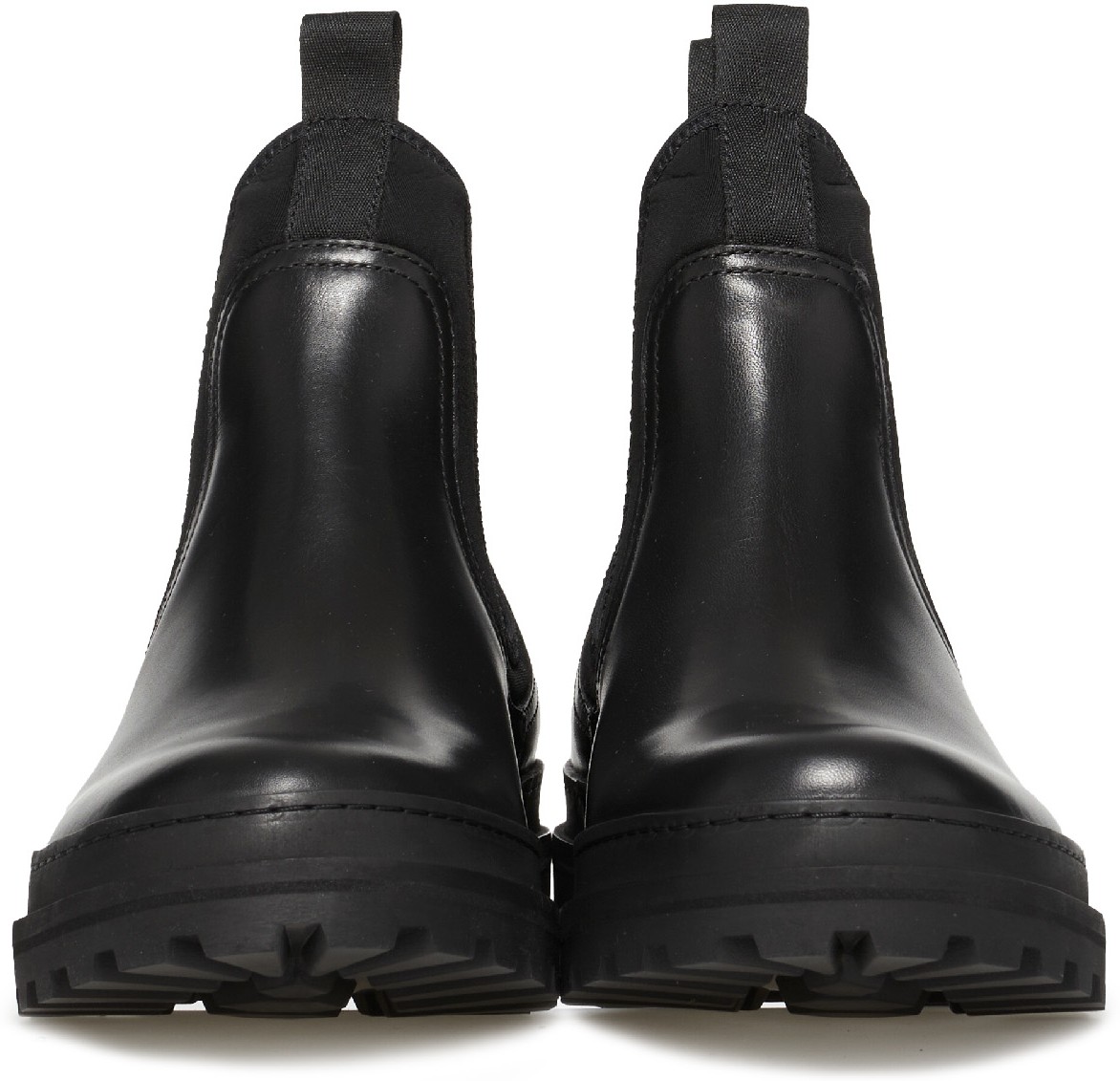 A.P.C.: Black Adrien Chelsea Boot - 3