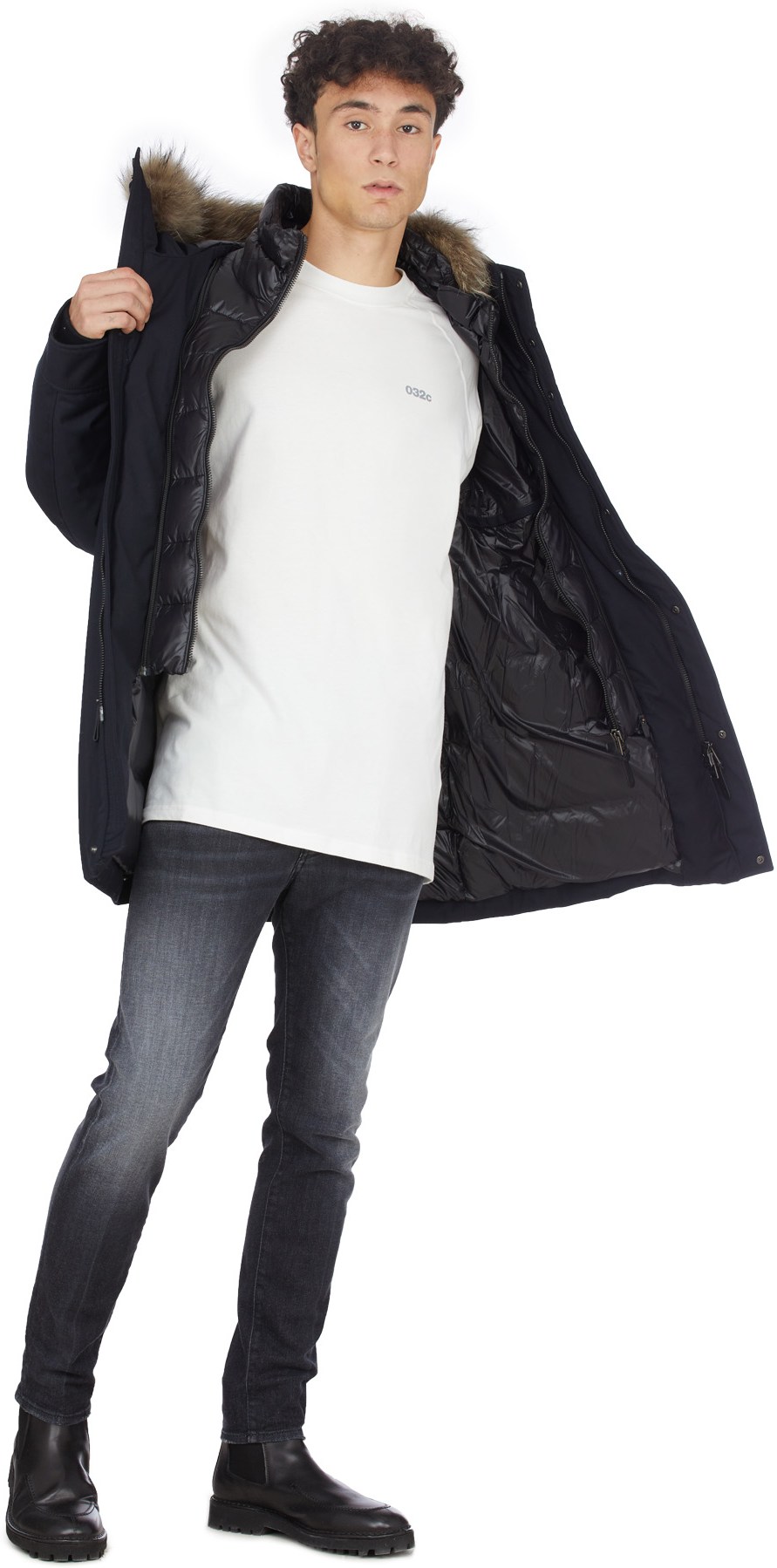 Mackage: Bleu Parka Quincy Bleu - 4