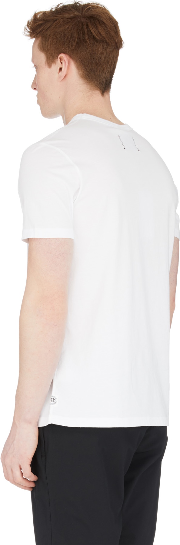 Reigning Champ: Blanc T-Shirt Set-In Blanc - 3