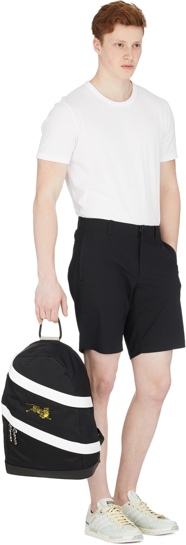 Reigning Champ: White Classic Set-In Sleeve T-Shirt - 4