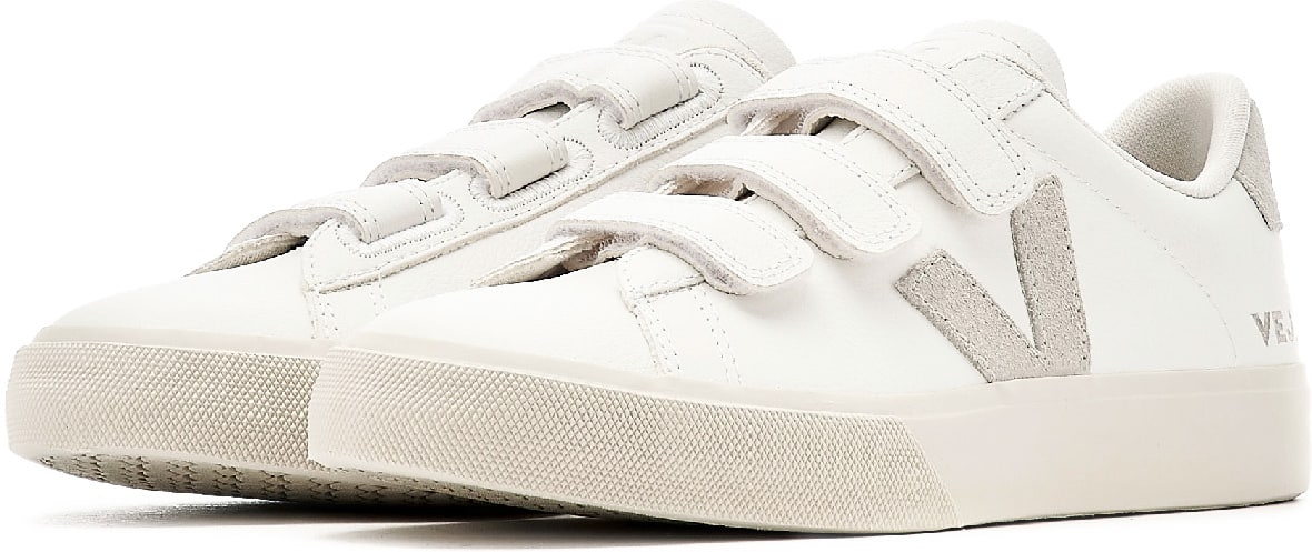 VEJA: White Recife Chromefree Leather - 3